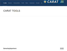 Tablet Screenshot of carat-tools.dk